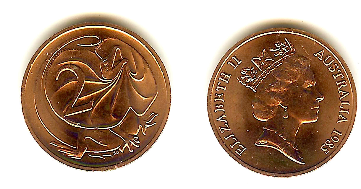 Australia 2 cents 1985 BU